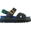 Dr. Martens Sandals<Dr Martens Multi Buckle Platform Sandals - Voss - Black