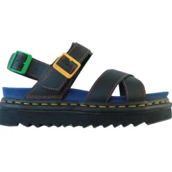 Dr. Martens Sandals<Dr Martens Multi Buckle Platform Sandals - Voss - Black