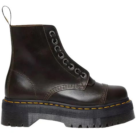 Dr. Martens Ladies Larger Sizes | Boots<Platform Boots - Sinclair - Dark Taupe/Brown