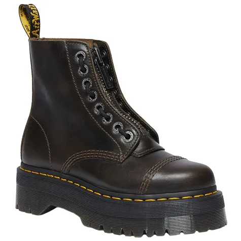 Dr. Martens Ladies Larger Sizes | Boots<Platform Boots - Sinclair - Dark Taupe/Brown