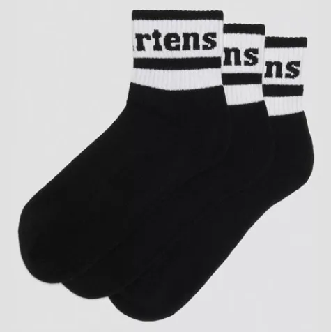 Dr. Martens Socks<Socks - 3 Pack Short Athletic - Black