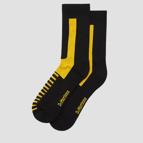 Dr. Martens Socks<Socks - Double Doc - Black/Yellow