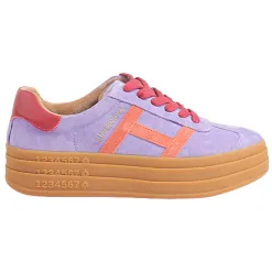 Drilleys Trainers<Ladies Platform Trainers - Sixty Eight - Purple