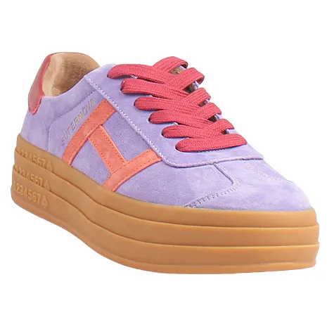 Drilleys Trainers<Ladies Platform Trainers - Sixty Eight - Purple