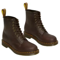 Dr. Martens Boots | Ladies Larger Sizes<Dr.Martens 8 Eye Boots - 1460 - Brown Waxy