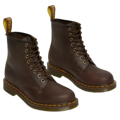 Dr. Martens Boots | Ladies Larger Sizes<Dr.Martens 8 Eye Boots - 1460 - Brown Waxy