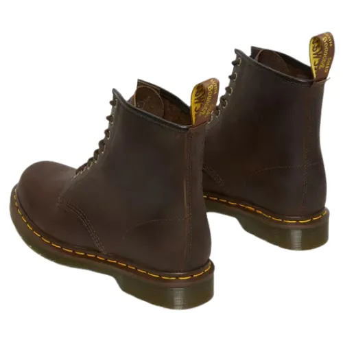 Dr. Martens Boots | Ladies Larger Sizes<Dr.Martens 8 Eye Boots - 1460 - Brown Waxy