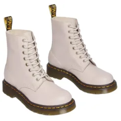 Dr. Martens Ladies Larger Sizes | Boots<Dr.Martens 8 Eye Boots - Pascal 1460 - Taupe