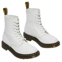 Dr. Martens Boots<Dr.Martens 8 Eyelet Boots - Pascal - White Leather