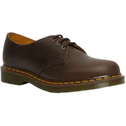 Dr. Martens Shoes | Ladies Larger Sizes<Dr.Martens 3 Eyelet Shoes - 1461 - Dark Brown