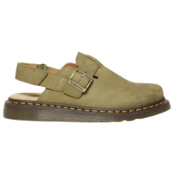 Dr. Martens Sandals | Ladies Larger Sizes<Dr.Martens Backstrap Mules - Jorge 11 - Olive Nubuck
