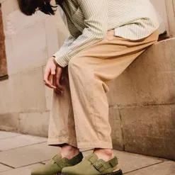 Dr. Martens Sandals | Ladies Larger Sizes<Dr.Martens Backstrap Mules - Jorge 11 - Olive Nubuck