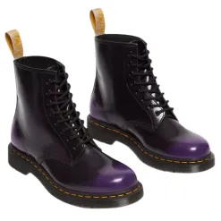 Dr. Martens Boots<Dr.Martens Boots -Vegan 1460 8 Eye - Black/Purple