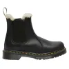 Dr. Martens Boots<Dr.Martens Ladies Faux Fur Chelsea Boot - 2976 Leonore - Black
