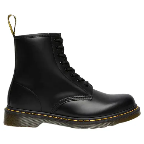 Dr. Martens Boots | Ladies Larger Sizes<Dr.Martens Leather 8 Eye Boots- 1460 - Black Smooth