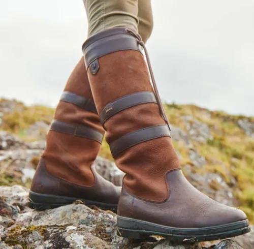 Dubarry Boots<Ladies Gortex Knee Boots - Galway - Walnut