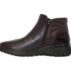 Dubarry Boots<Low Wedge Ankle Boots - Jay - Burgundy
