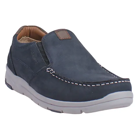 Dubarry Shoes<Men's Casual Slip On Shoes - Boston - Navy