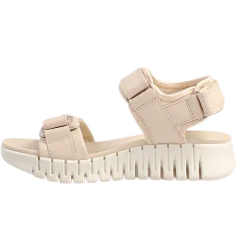Ecco Sandals<Gruuv Sol Wedge Sandals - 213103 - Limestone
