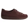Ecco Shoes<Ladies Laced Shoes - 206503 - Purple Suede