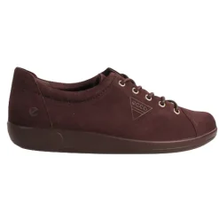 Ecco Shoes<Ladies Laced Shoes - 206503 - Purple Suede