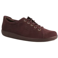 Ecco Shoes<Ladies Laced Shoes - 206503 - Purple Suede