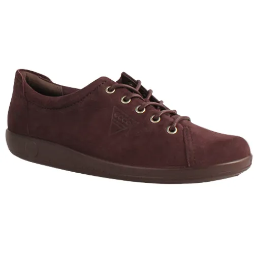 Ecco Shoes<Ladies Laced Shoes - 206503 - Purple Suede