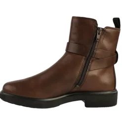 Ecco Boots<Ladies Leather Ankle Boots - 222013 - Brown