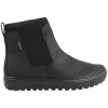 Ecco Boots<Ladies Nubuck Leather Gortex Ankle Boot - 450463 - Black/Black
