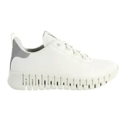 Ecco Trainers<Ladies Trainers - 218203 - White/Grey
