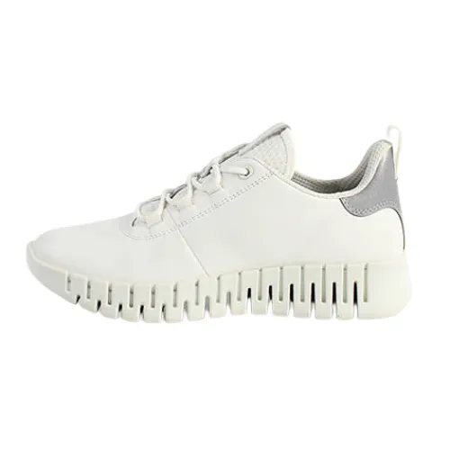 Ecco Trainers<Ladies Trainers - 218203 - White/Grey