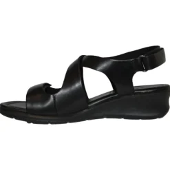 Ecco Sandals<Wedge Sandals - 216643 - Black