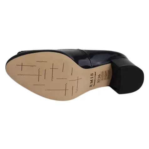 Emis Heels<Block Heeled Pumps - 8155 - Navy Patent