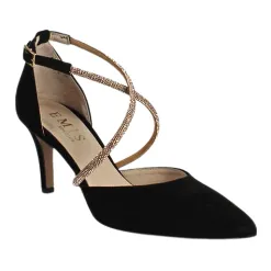 Emis Heels<Dressy Heeled Pumps - 8126 - Black Suede