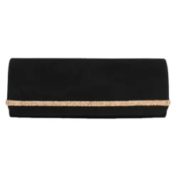 Emis Bags<Ladies Clutch Bag - T20 8126 - Black Suede