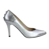 Emis Heels<Ladies Dressy Heeled Pumps - 58027 - Silver