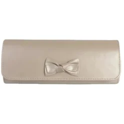Emis Bags<Ladies Leather Clutch Bag - T20 7705 - Cream