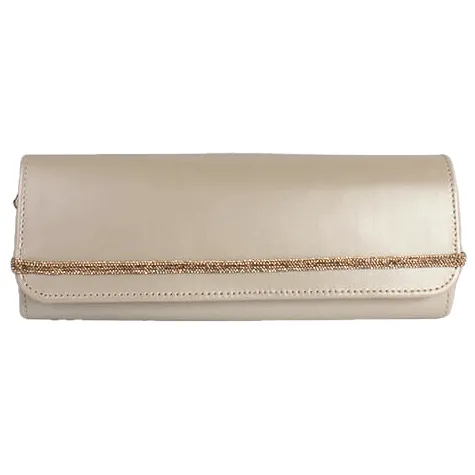 Emis Bags<Ladies Leather Clutch Bag - T20 8126 - Cream