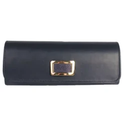 Emis Bags<Ladies Leather Clutch Bag - T20 8187 - Navy