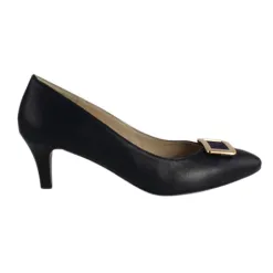 Emis Heels<Ladies Low Heeled Pumps - 8187 - Navy