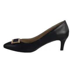 Emis Heels<Ladies Low Heeled Pumps - 8187 - Navy