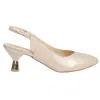 Emis Heels<Ladies Slingback Heels - 7553 - Beige