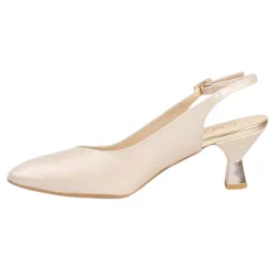 Emis Heels<Ladies Slingback Heels - 7553 - Beige