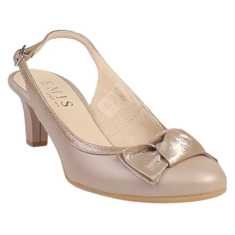 Emis Heels<Ladies Slingback Heels - 8411 - Coffee