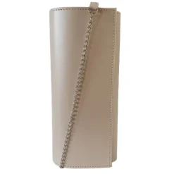 Emis Bags<Leather Clutch Bag - T11 - Beige