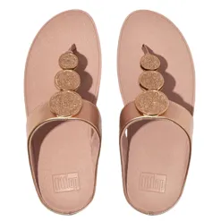 Fit Flop Sandals<Halo Bead-Circle - Toe Post Sandals - Beige