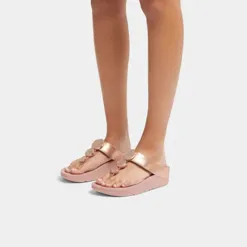 Fit Flop Sandals<Halo Bead-Circle - Toe Post Sandals - Beige
