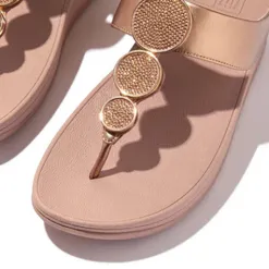 Fit Flop Sandals<Halo Bead-Circle - Toe Post Sandals - Beige