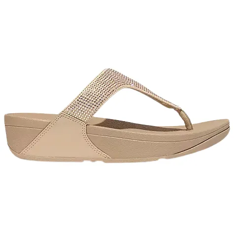 Fit Flop Sandals<Ladies Crystal Toe Post Sandals - Lulu - Beige