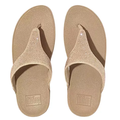 Fit Flop Sandals<Ladies Crystal Toe Post Sandals - Lulu - Beige